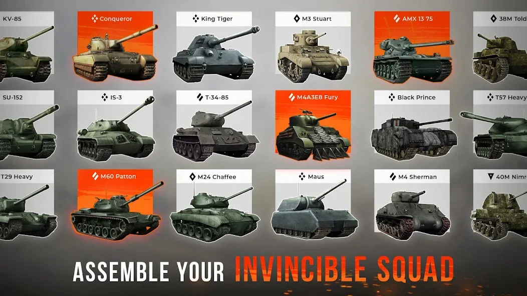 Armor Age: WW2 tank strategy (Армор Эйдж) [МОД: Меню, Бесконечные монеты и Открытые уровни] Screenshot 2