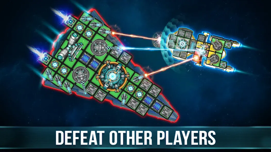 Space Arena: Construct & Fight (Спейс Арена) [МОД: Меню, Бесконечные монеты и Открытые уровни] Screenshot 2