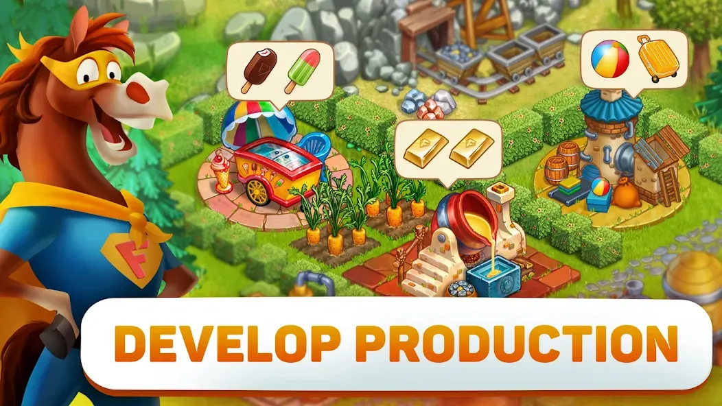 Superfarmers: Superhero Farm [МОД: Много монет, Открытые уровни и Мега MOD] Screenshot 4