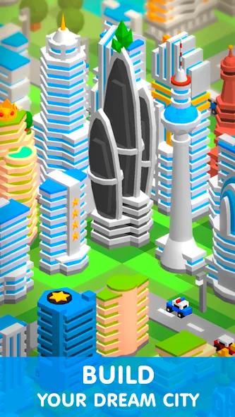 Tap Tap: Idle City Builder Sim [МОД: Деньги, Монеты и Меню MOD] Screenshot 1