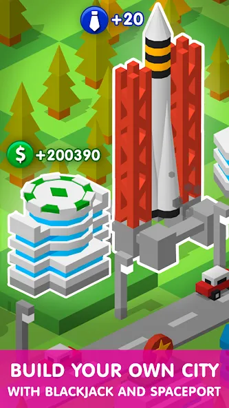 Tap Tap: Idle City Builder Sim [МОД: Деньги, Монеты и Меню MOD] Screenshot 5