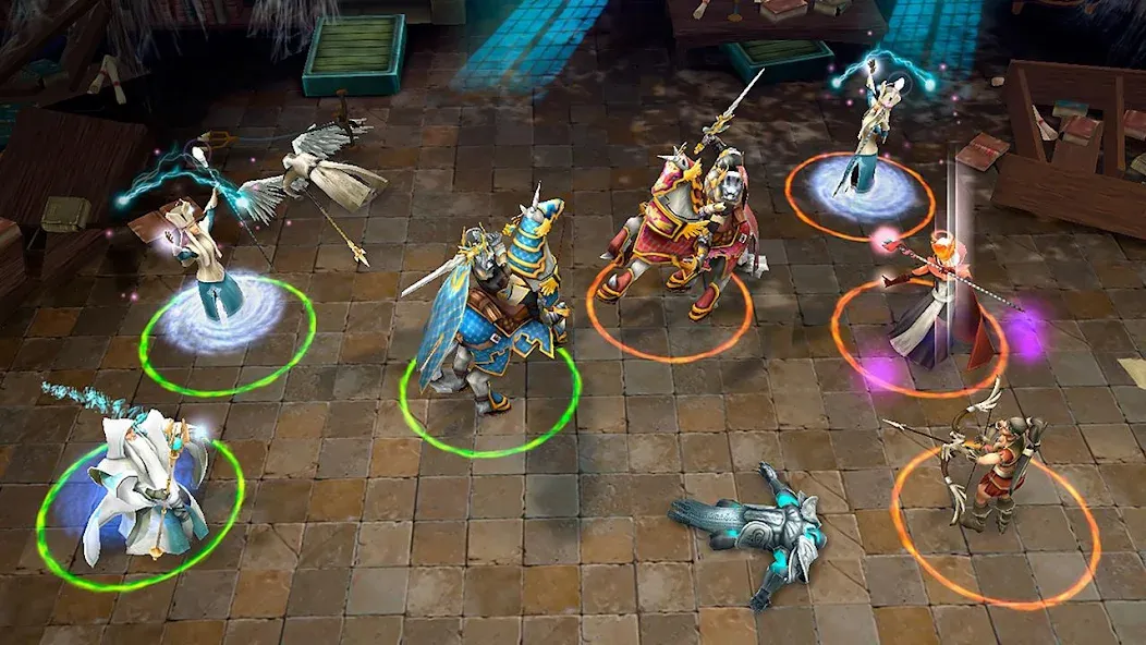 Heroes of Discord: Offline RPG [МОД: Много монет, Открытые уровни и Мега MOD] Screenshot 4
