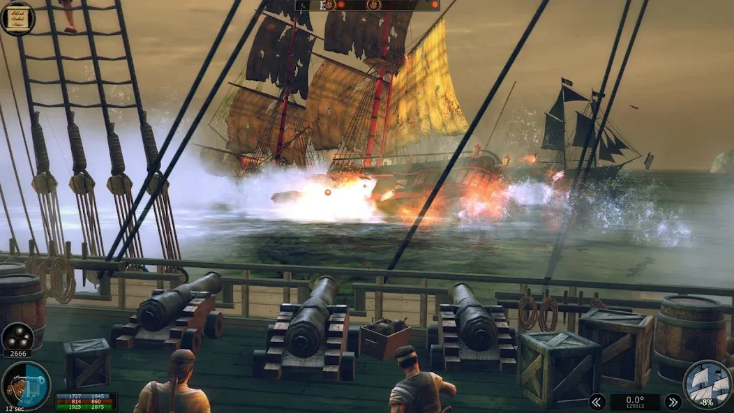 Pirates Flag－Open-world RPG (Темпест) [МОД: Меню, Бесконечные монеты и Открытые уровни] Screenshot 2