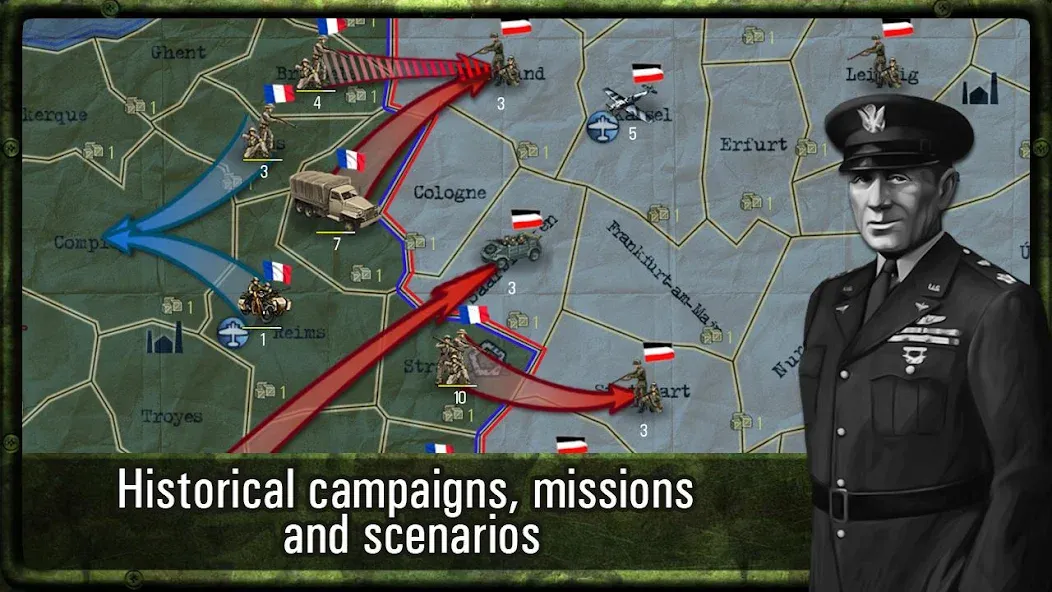 Strategy & Tactics: WW2 [МОД: Много монет, Открытые уровни и Мега MOD] Screenshot 2