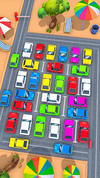 Traffic Jam Puzzle Games 3D [МОД: Много монет, Открытые уровни и Мега MOD] Screenshot 2