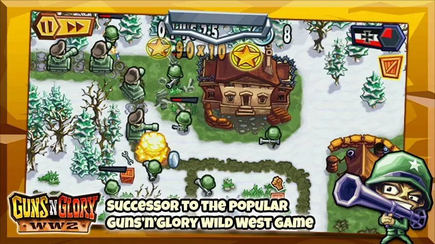 Guns'n'Glory WW2 [МОД: Бесконечные деньги, Монеты и Мега MOD] Screenshot 1