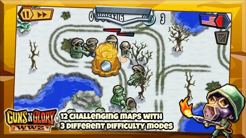 Guns'n'Glory WW2 [МОД: Бесконечные деньги, Монеты и Мега MOD] Screenshot 3