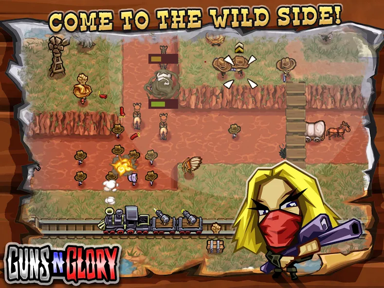 Guns'n'Glory [МОД: Много монет, Открытые уровни и Мега MOD] Screenshot 4