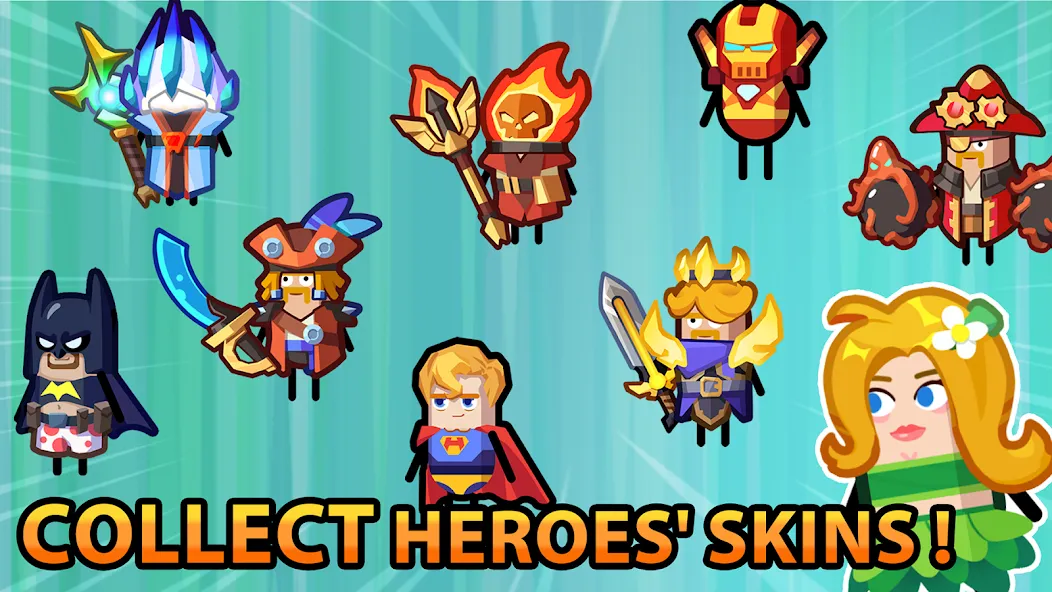 Hero Making Tycoon: Idle Games (Хиро Мейкинг Тайкун) [МОД: Меню, Бесконечные монеты и Открытые уровни] Screenshot 4