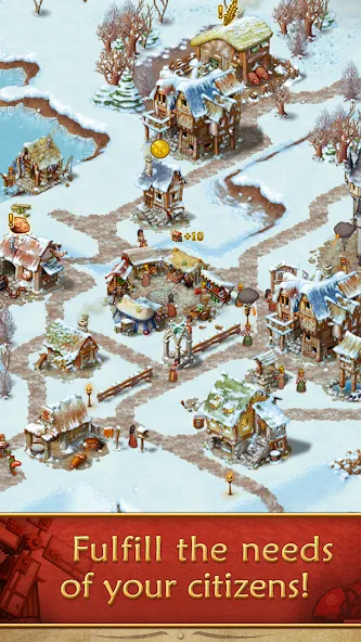 Townsmen [МОД: Меню, Бесконечные монеты и Открытые уровни] Screenshot 3