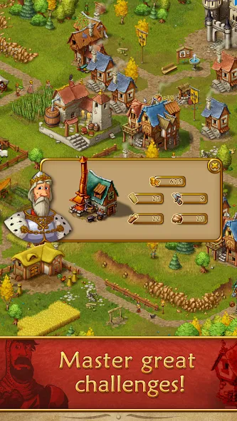 Townsmen [МОД: Меню, Бесконечные монеты и Открытые уровни] Screenshot 4