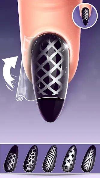 Nail Salon Fashion Makeup Game [МОД: Все открыто, Дополнительные деньги и Меню MOD] Screenshot 2