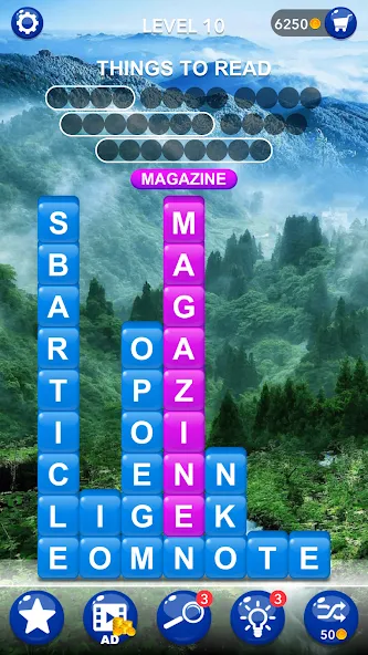 Word Tiles :Hidden Word Search [МОД: Много монет, Открытые уровни и Мега MOD] Screenshot 2