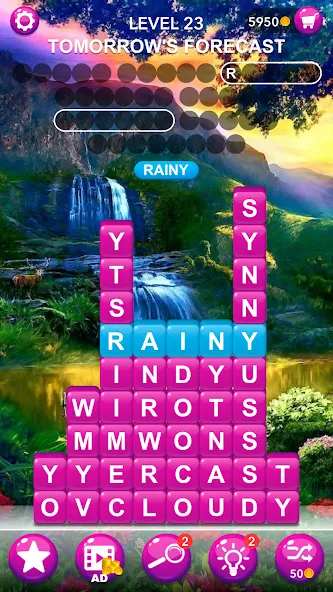 Word Tiles :Hidden Word Search [МОД: Много монет, Открытые уровни и Мега MOD] Screenshot 3