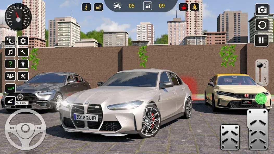 Super Car Parking 3d Games [МОД: Меню, Бесконечные монеты и Открытые уровни] Screenshot 3