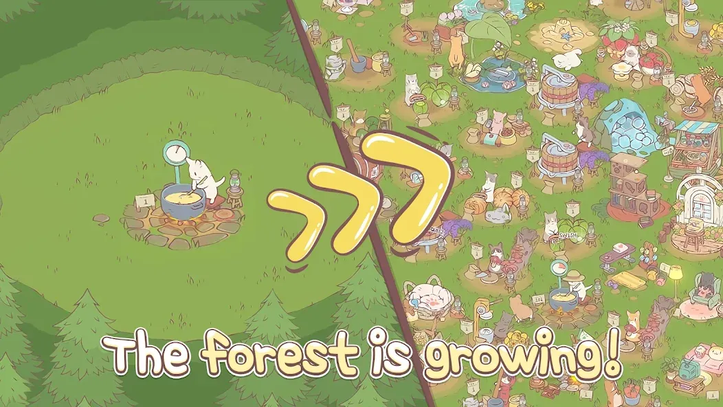 Cats & Soup - Cute Cat Game [МОД: Бесконечные деньги, Монеты и Мега MOD] Screenshot 5