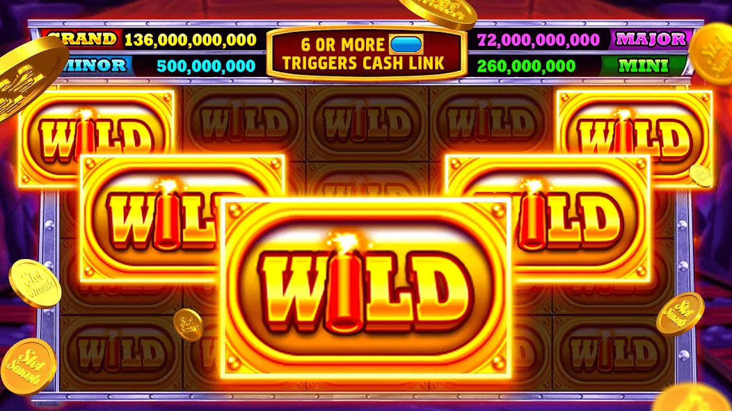Slotsmash™ - Casino Slots Game (Слотсмэш) [МОД: Бесконечные деньги, Монеты и Мега MOD] Screenshot 3