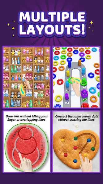 Tile Master 3D® - Triple Match (Тайл Мастер 3Д) [МОД: Много денег, Монет и Все открыто] Screenshot 3