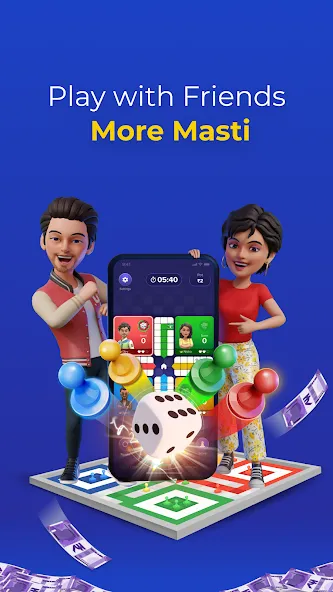Play Ludo Game Online Win Cash (Людо) [МОД: Много монет, Открытые уровни и Мега MOD] Screenshot 2