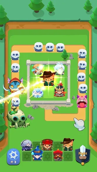Cube Defender: Casual TD (Кьюб Дефендер) [МОД: Бесконечные деньги, Монеты и Мега MOD] Screenshot 1