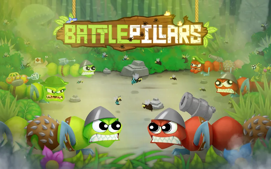Battlepillars Multiplayer PVP [МОД: Много денег, Монет и Все открыто] Screenshot 1