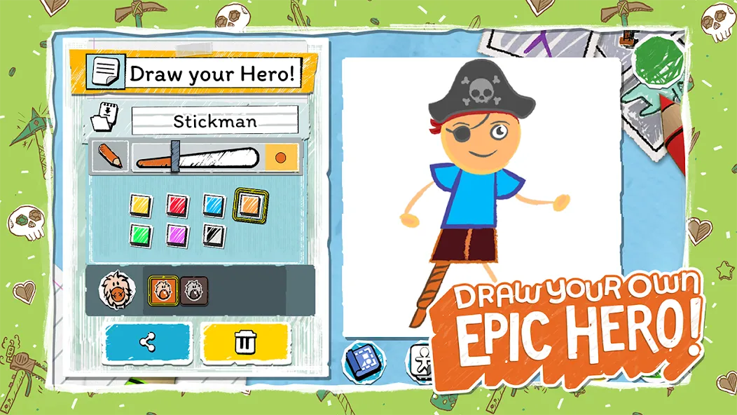 Draw a Stickman: EPIC 3 (Нарисуй палочного человечка) [МОД: Много монет, Открытые уровни и Мега MOD] Screenshot 1