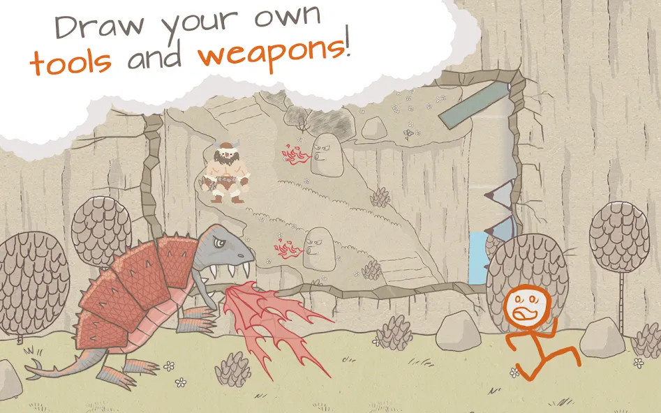 Draw a Stickman: EPIC Free (Нарисуй палочного человечка) [МОД: Деньги, Монеты и Меню MOD] Screenshot 4
