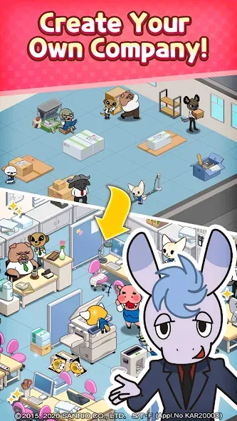 Aggretsuko : Match 3 Puzzle (Аггретсуко) [МОД: Бесконечные деньги, Монеты и Мега MOD] Screenshot 3