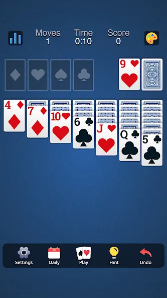 Classic Solitaire - Klondike (Солитер Клондайк Классик) [МОД: Бесконечные деньги, Монеты и Мега MOD] Screenshot 4