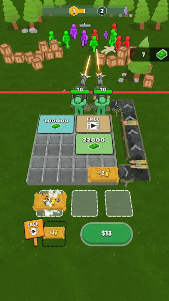 Ammo Fever: Tower Gun Defense (Аммо Фивер) [МОД: Бесконечные деньги, Монеты и Мега MOD] Screenshot 5