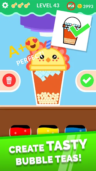 Bubble Tea! [МОД: Деньги, Монеты и Меню MOD] Screenshot 1
