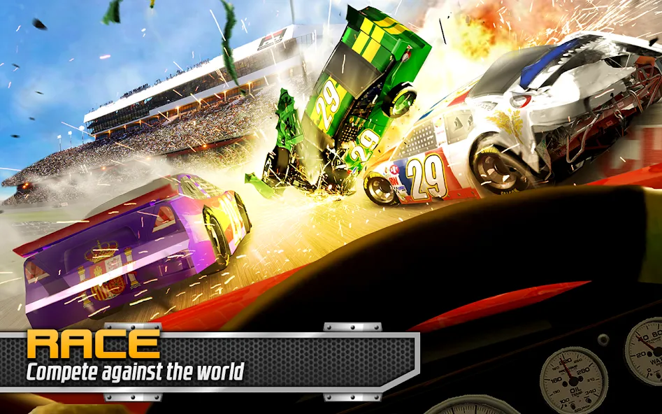 BIG WIN Racing (БИГ ВИН Гонки) [МОД: Деньги, Монеты и Меню MOD] Screenshot 4