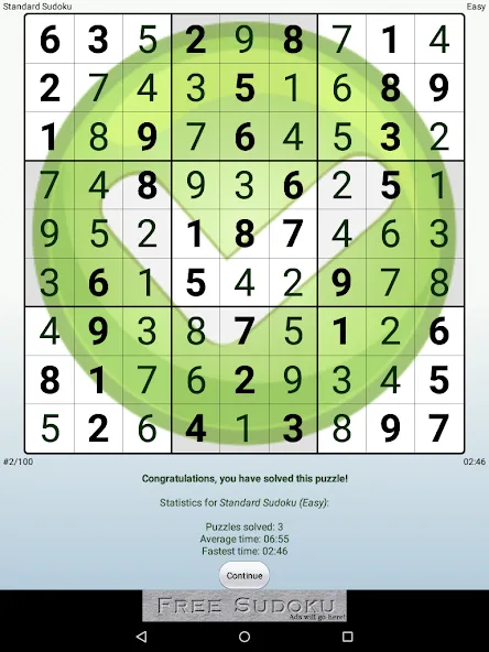 Droidoku - Andoku Puzzle (Дроидоку) [МОД: Много монет, Открытые уровни и Мега MOD] Screenshot 3