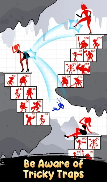 Stick Hero: Tower Defense (тик Хиро) [МОД: Меню, Бесконечные монеты и Открытые уровни] Screenshot 4