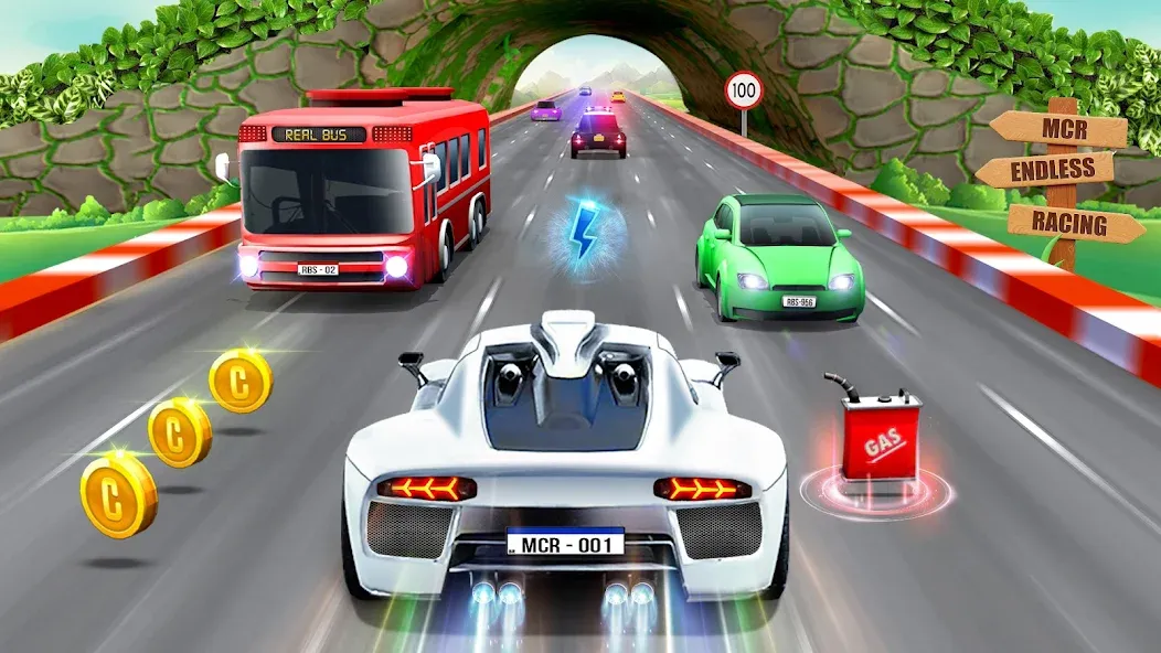 Mini Car Racing Game Legends [МОД: Много денег, Монет и Все открыто] Screenshot 1