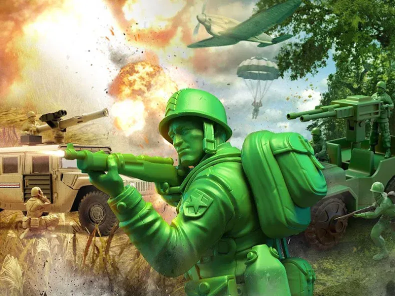 TOY WARS BETA (Армия Мен Страйк Бета) [МОД: Много денег, Монет и Все открыто] Screenshot 1
