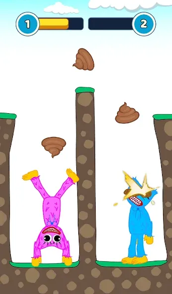 Hugy's Funny Animated Story [МОД: Деньги, Монеты и Меню MOD] Screenshot 3