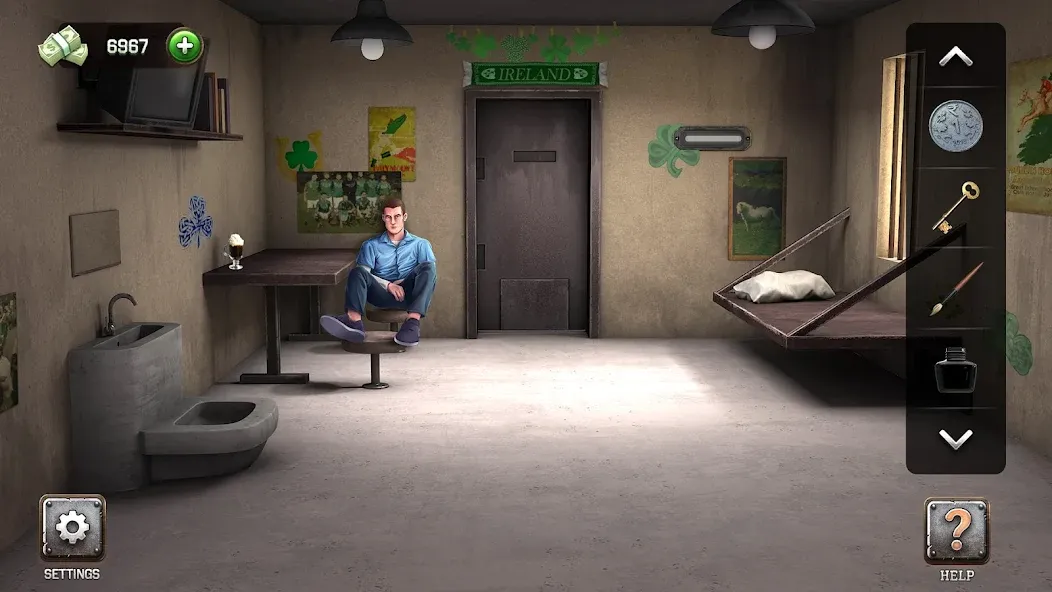 100 Doors - Escape from Prison (сто) [МОД: Все открыто, Дополнительные деньги и Меню MOD] Screenshot 1