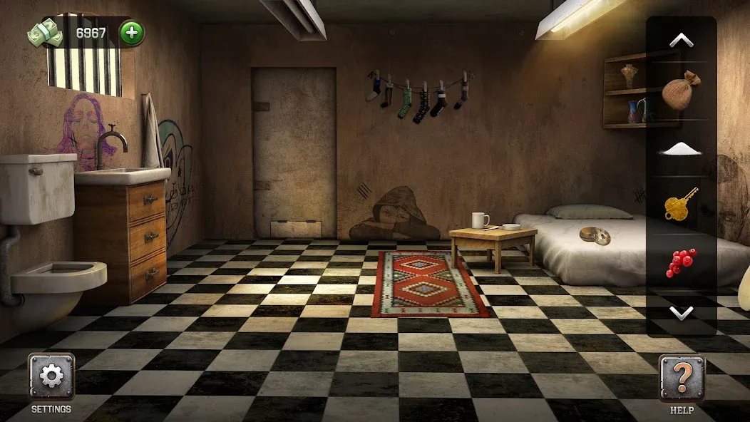 100 Doors - Escape from Prison (сто) [МОД: Все открыто, Дополнительные деньги и Меню MOD] Screenshot 5