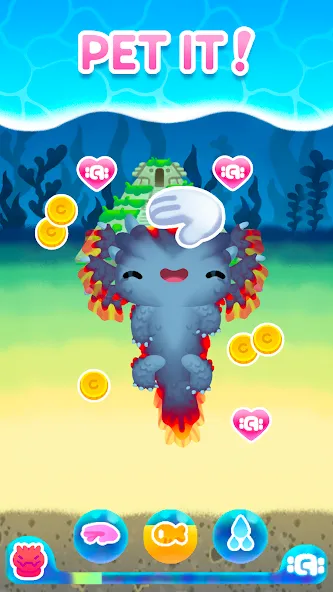 Axolochi [МОД: Много монет, Открытые уровни и Мега MOD] Screenshot 2