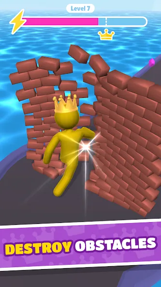 Giant Rush! - Fighting Games [МОД: Все открыто, Дополнительные деньги и Меню MOD] Screenshot 2