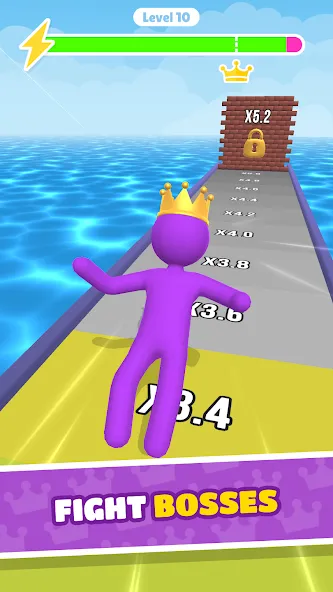 Giant Rush! - Fighting Games [МОД: Все открыто, Дополнительные деньги и Меню MOD] Screenshot 4
