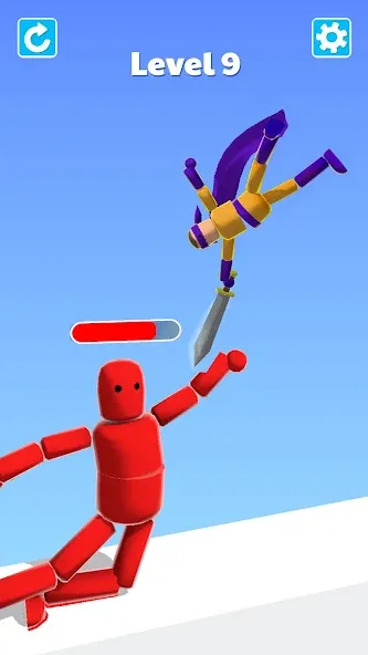 Ragdoll ninja: Imposter hero (Рагдолл Ниндзя) [МОД: Бесконечные деньги, Монеты и Мега MOD] Screenshot 1