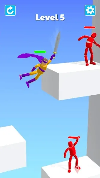 Ragdoll ninja: Imposter hero (Рагдолл Ниндзя) [МОД: Бесконечные деньги, Монеты и Мега MOD] Screenshot 2