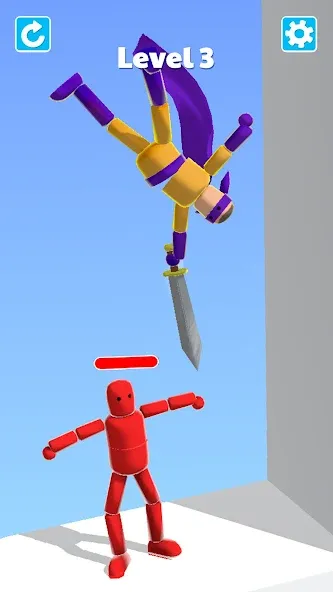 Ragdoll ninja: Imposter hero (Рагдолл Ниндзя) [МОД: Бесконечные деньги, Монеты и Мега MOD] Screenshot 4