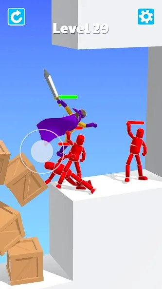 Ragdoll ninja: Imposter hero (Рагдолл Ниндзя) [МОД: Бесконечные деньги, Монеты и Мега MOD] Screenshot 5