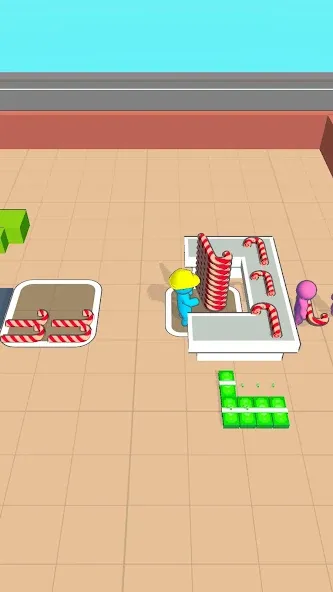 Candy Factory (Кэнди Фактори) [МОД: Меню, Бесконечные монеты и Открытые уровни] Screenshot 4