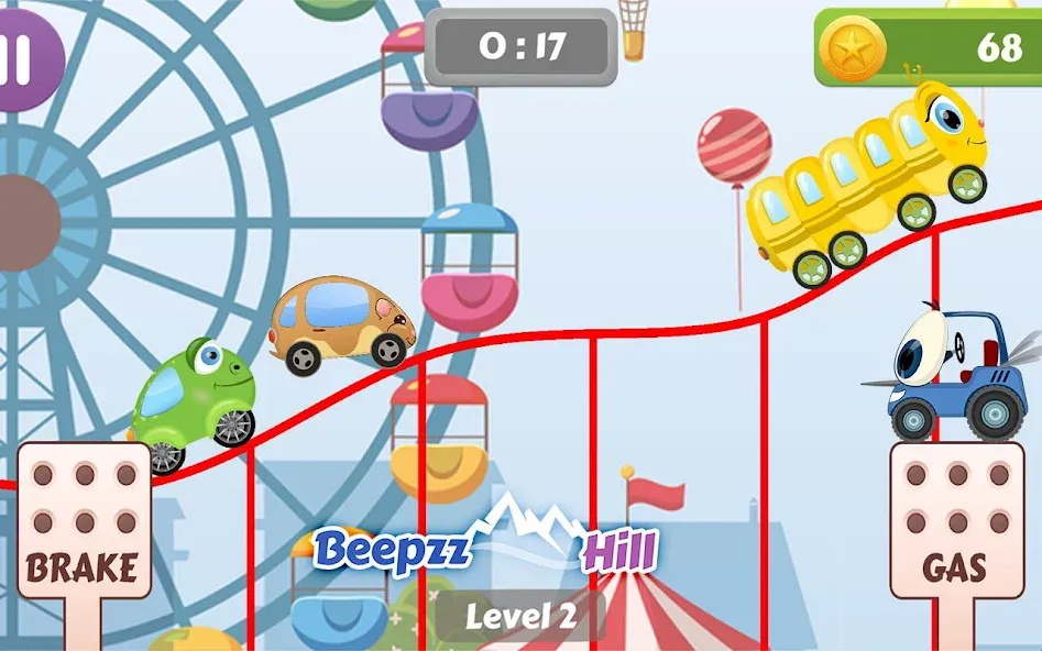 Car Racing game for toddlers [МОД: Много денег, Монет и Все открыто] Screenshot 1
