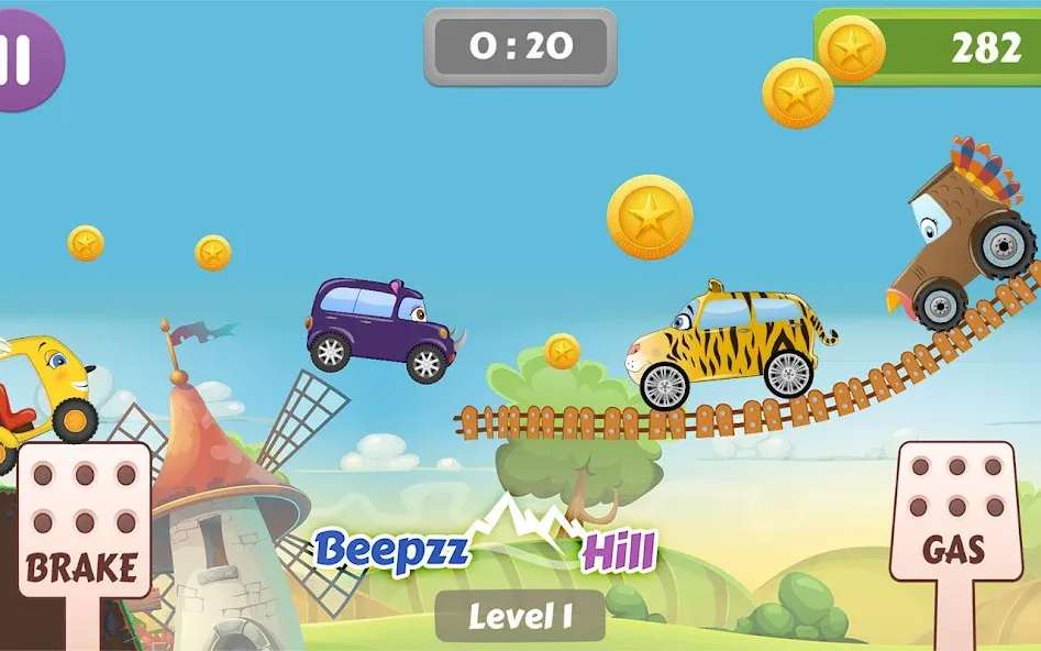 Car Racing game for toddlers [МОД: Много денег, Монет и Все открыто] Screenshot 3