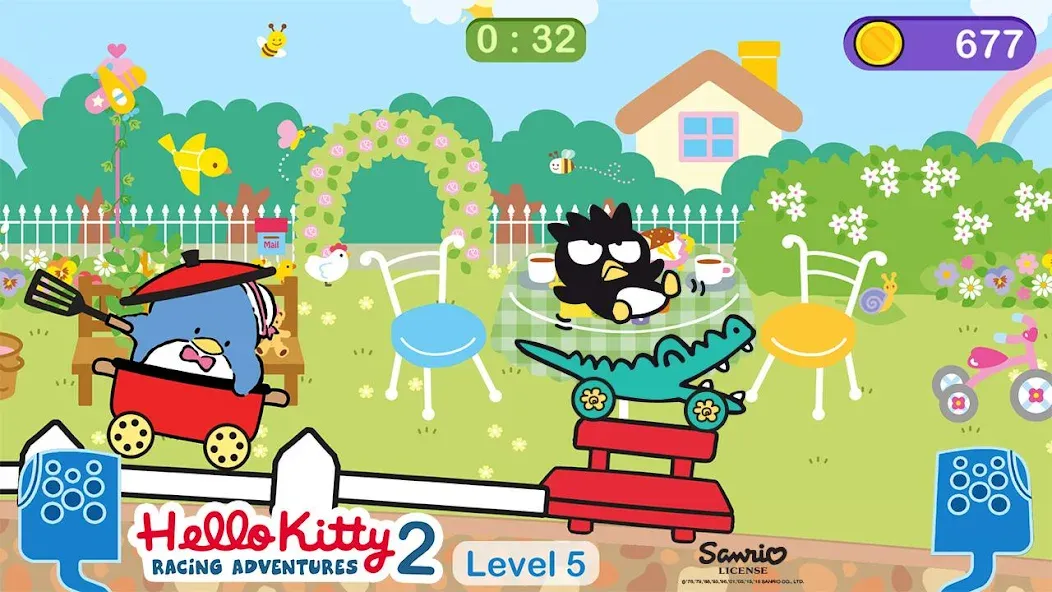 Hello Kitty games - car game [МОД: Деньги, Монеты и Меню MOD] Screenshot 5